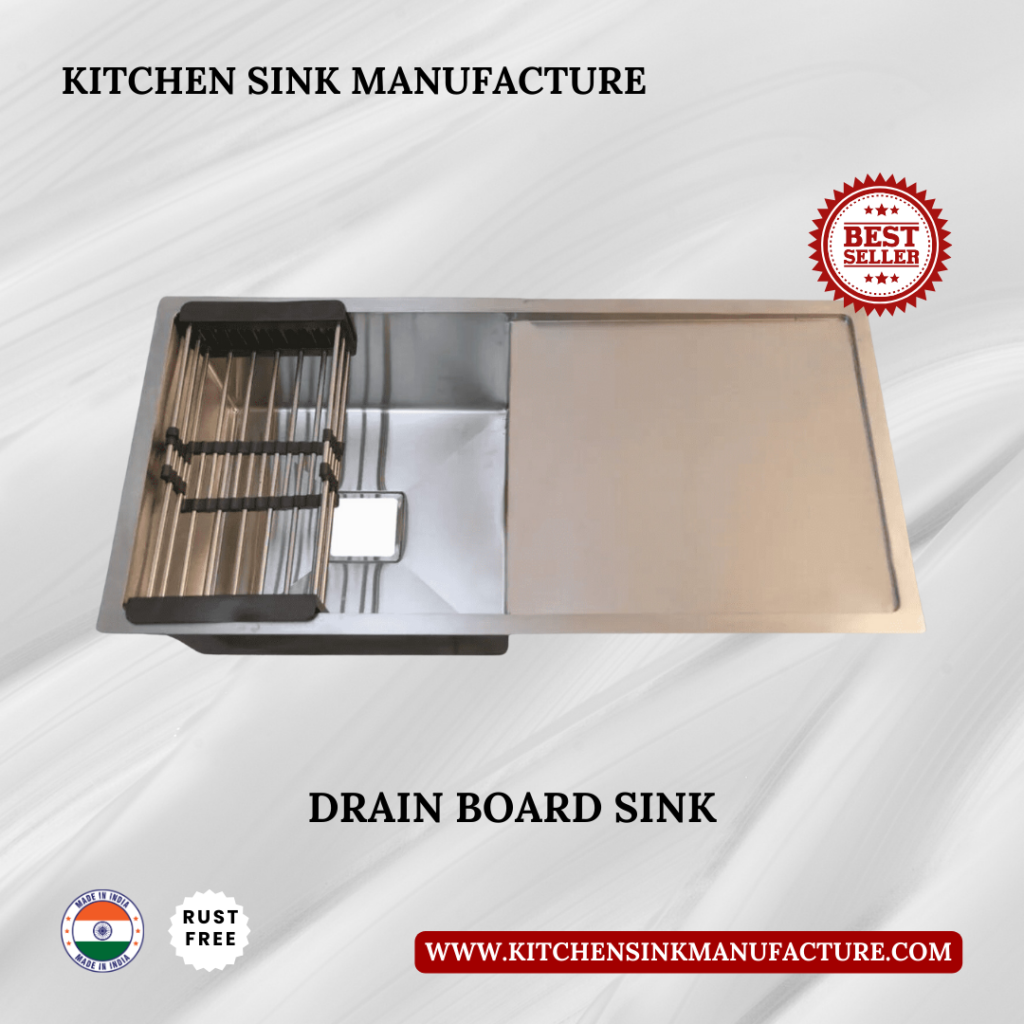 Drain Board Kitchen Sink