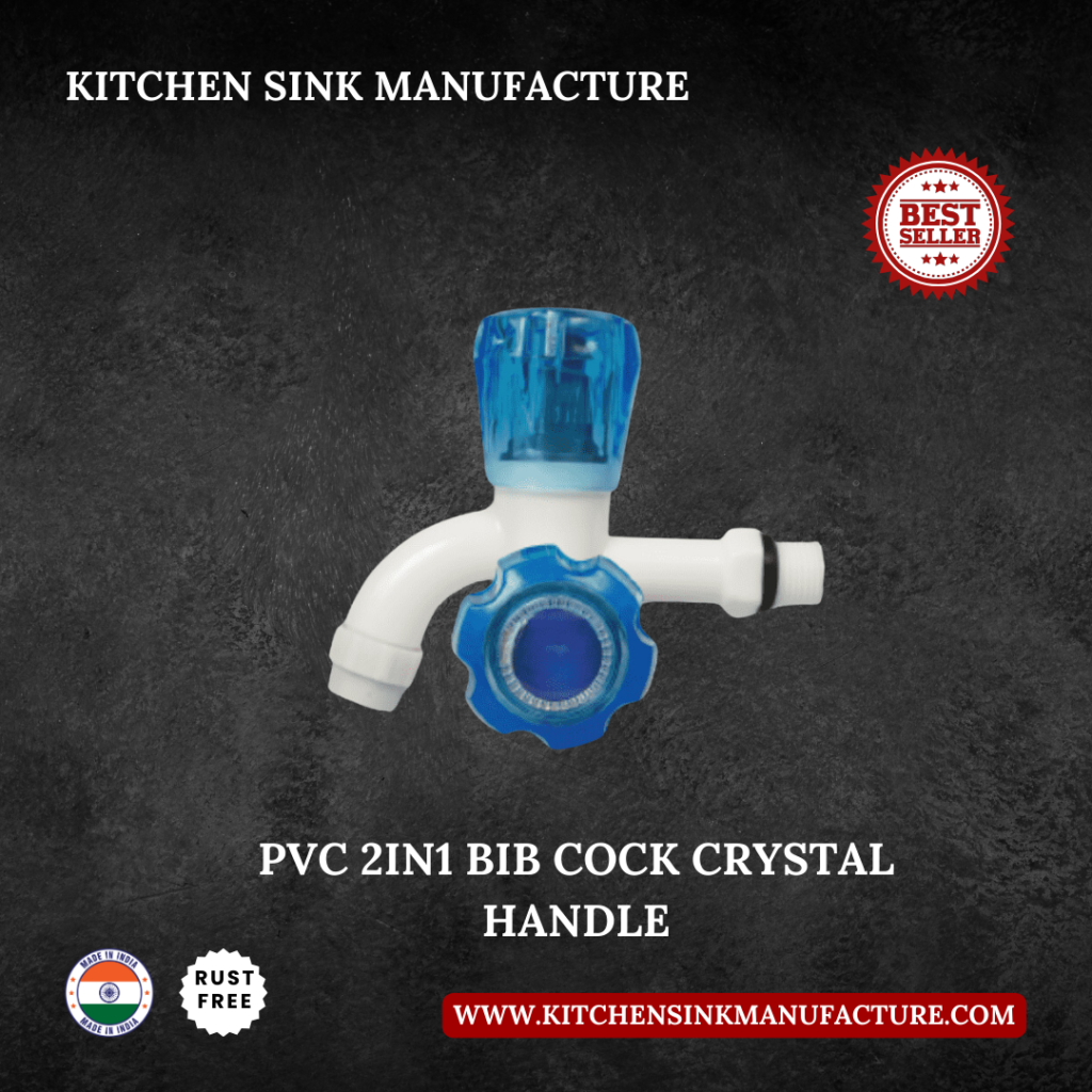 PVC 2in1 BIB Cock Crystal Handle