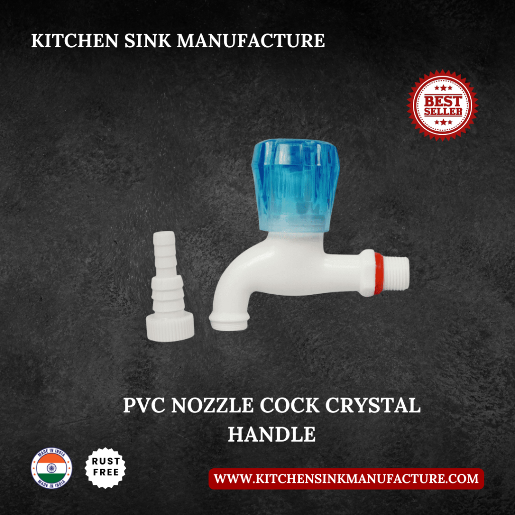 PVC Nozzle Cock Crystal Handle