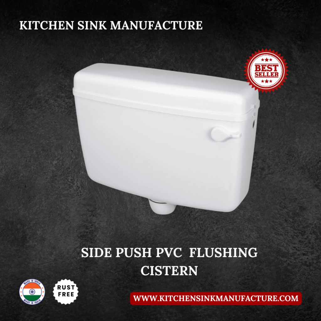 Side Push PVC Flushing Cistern